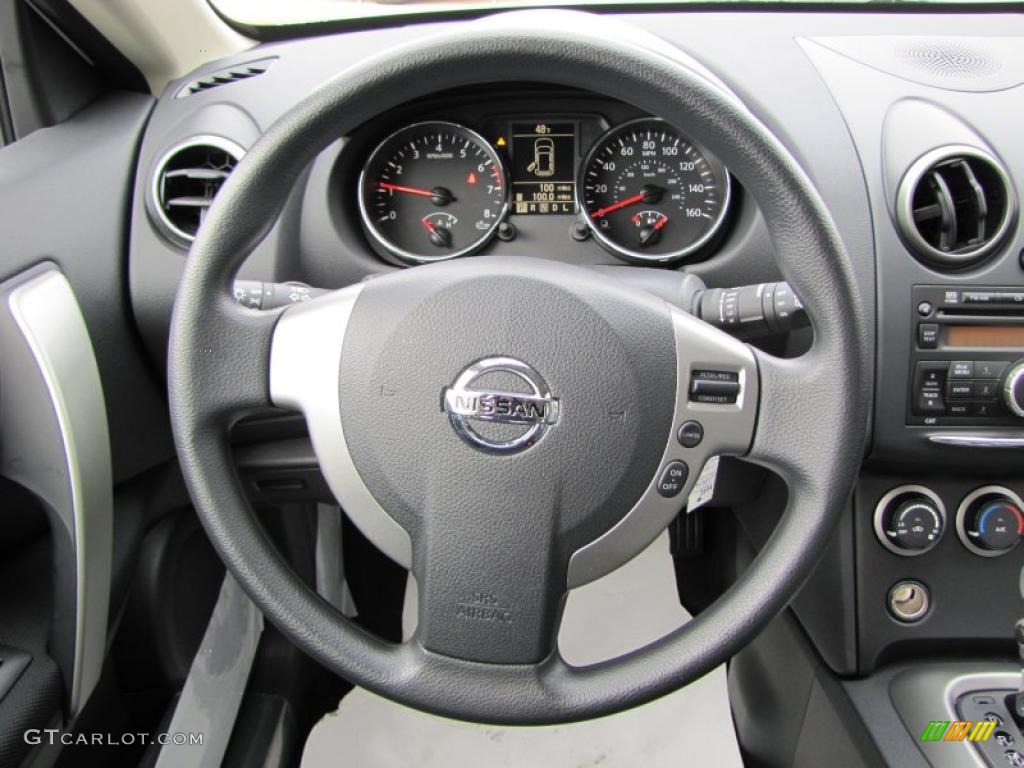 2011 Rogue S - Pearl White / Black photo #12