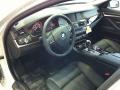 Black 2011 BMW 5 Series 535i xDrive Sedan Interior Color