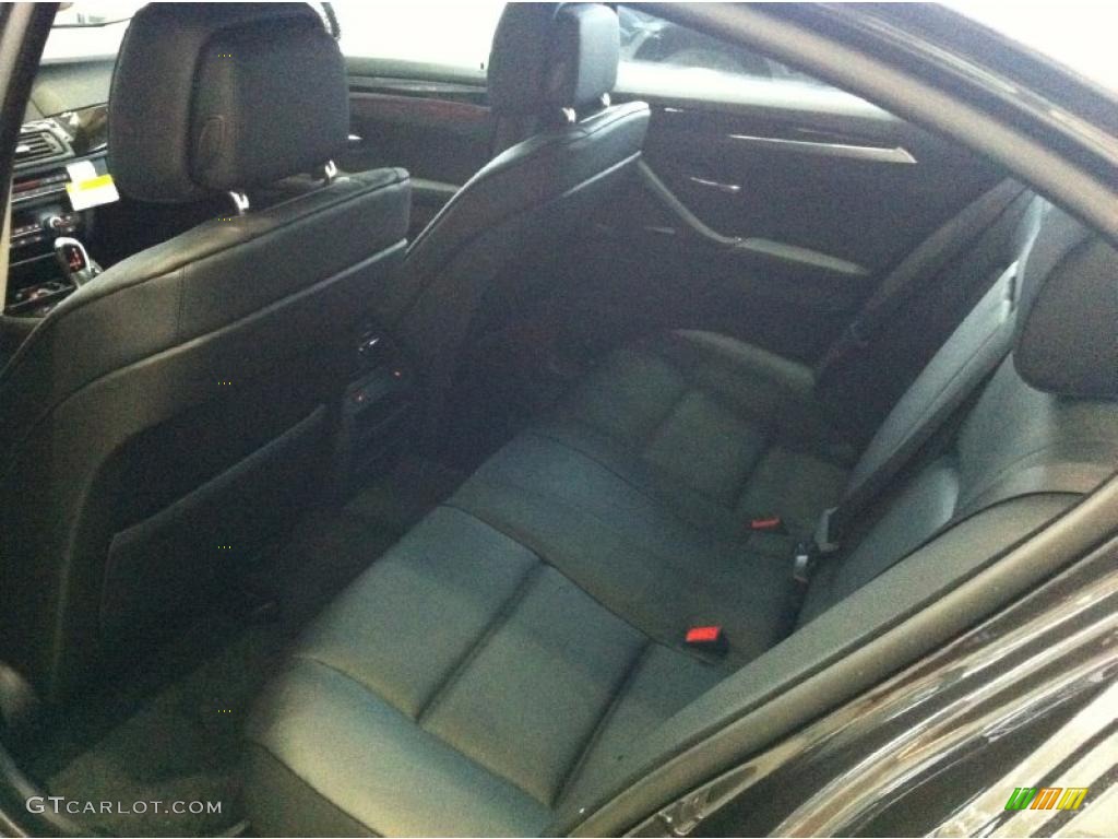 Black Interior 2011 BMW 5 Series 535i xDrive Sedan Photo #43342007