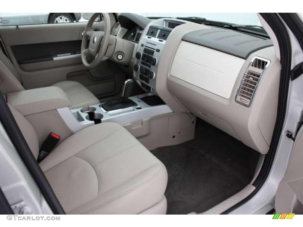 Stone Interior 2009 Mercury Mariner V6 Premier 4WD Photo #43342827