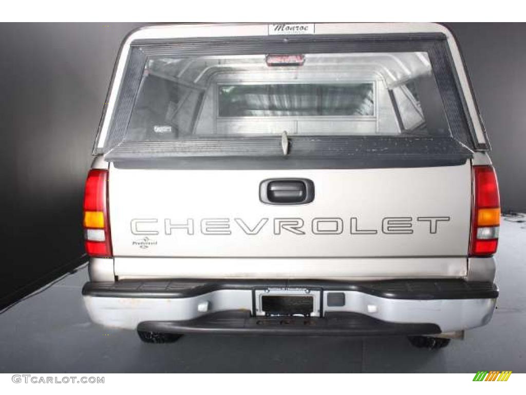 2000 Silverado 1500 LS Regular Cab - Light Pewter Metallic / Graphite photo #4