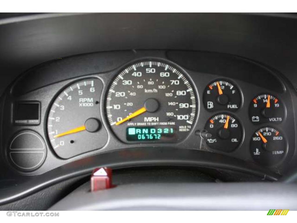 2000 Chevrolet Silverado 1500 LS Regular Cab Gauges Photo #43343591