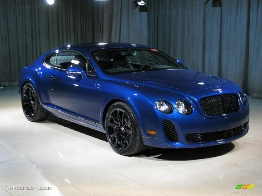 Moroccan Blue 2010 Bentley Continental GT Supersports Exterior Photo #43343899