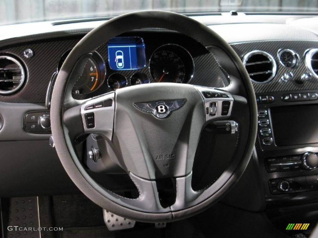 2010 Bentley Continental GT Supersports Beluga Steering Wheel Photo #43343983