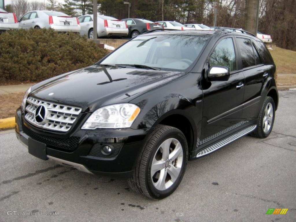 Black 2009 Mercedes-Benz ML 320 BlueTec 4Matic Exterior Photo #43344347