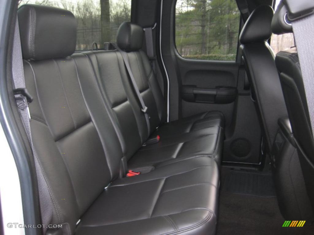Ebony Interior 2009 GMC Sierra 1500 SLT Z71 Extended Cab 4x4 Photo #43344795