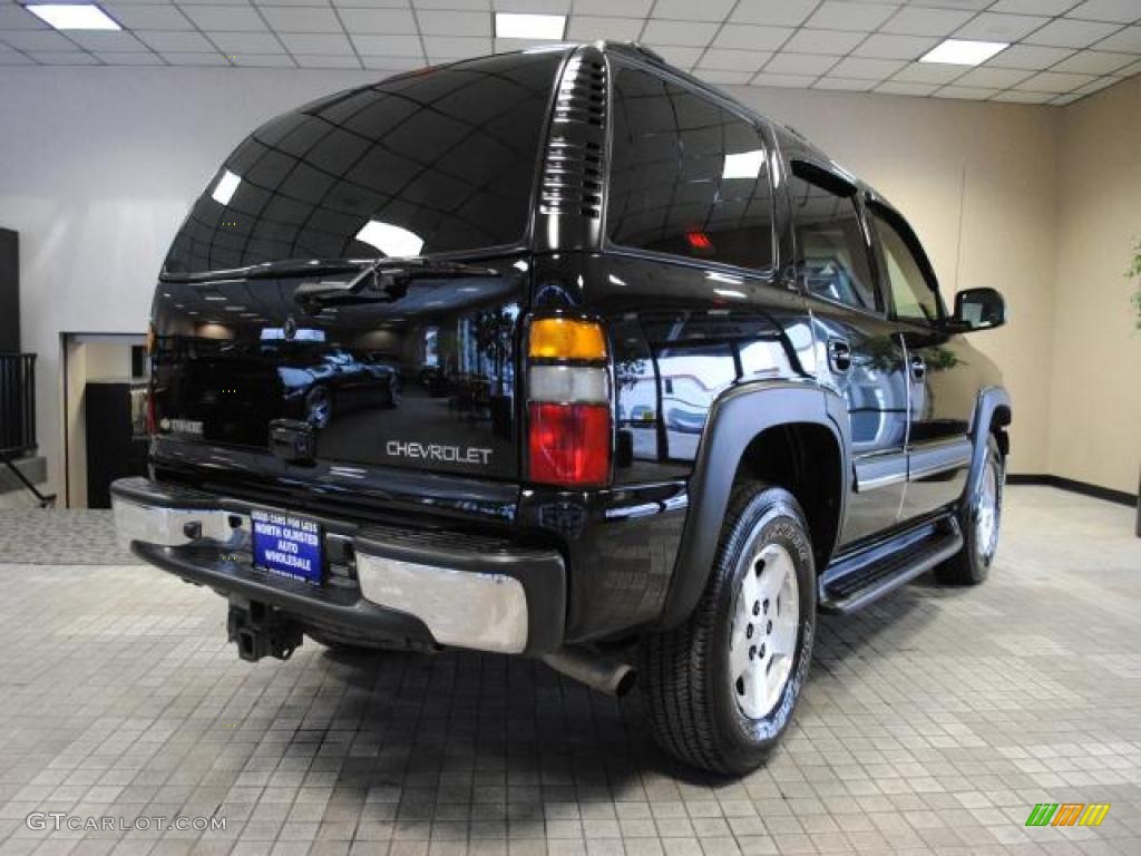 2004 Tahoe LT 4x4 - Black / Tan/Neutral photo #11