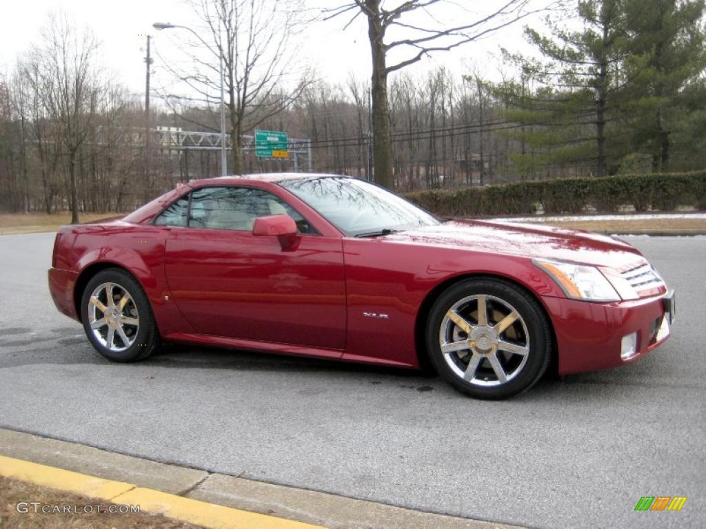 Crystal Red Tintcoat 2008 Cadillac XLR Roadster Exterior Photo #43346207