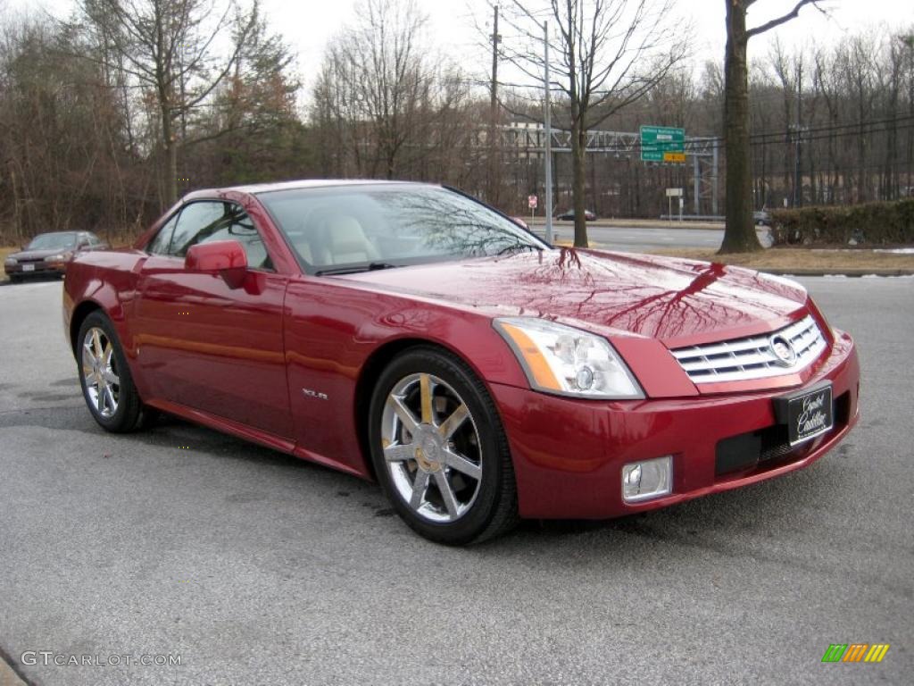 Crystal Red Tintcoat 2008 Cadillac XLR Roadster Exterior Photo #43346227