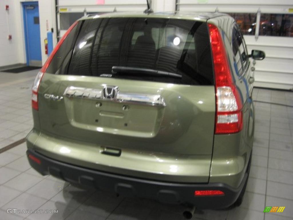 2008 CR-V EX-L 4WD - Green Tea Metallic / Ivory photo #8