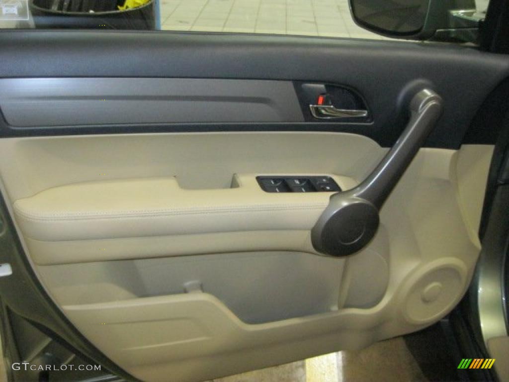 2008 CR-V EX-L 4WD - Green Tea Metallic / Ivory photo #19
