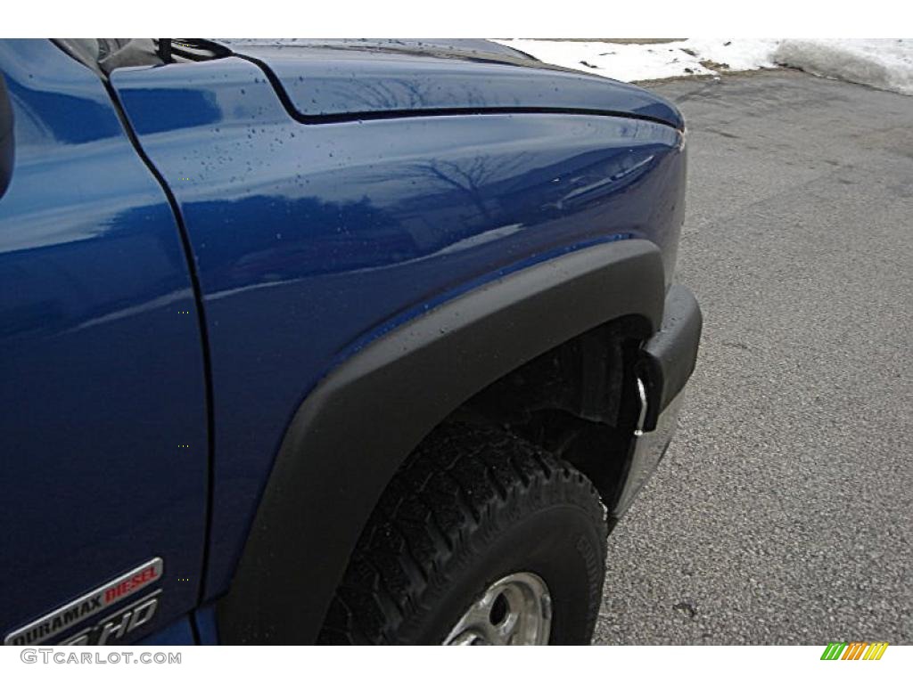 2003 Silverado 2500HD LS Regular Cab 4x4 - Arrival Blue Metallic / Dark Charcoal photo #11