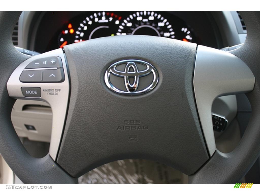 2011 Toyota Camry LE Bisque Steering Wheel Photo #43351933
