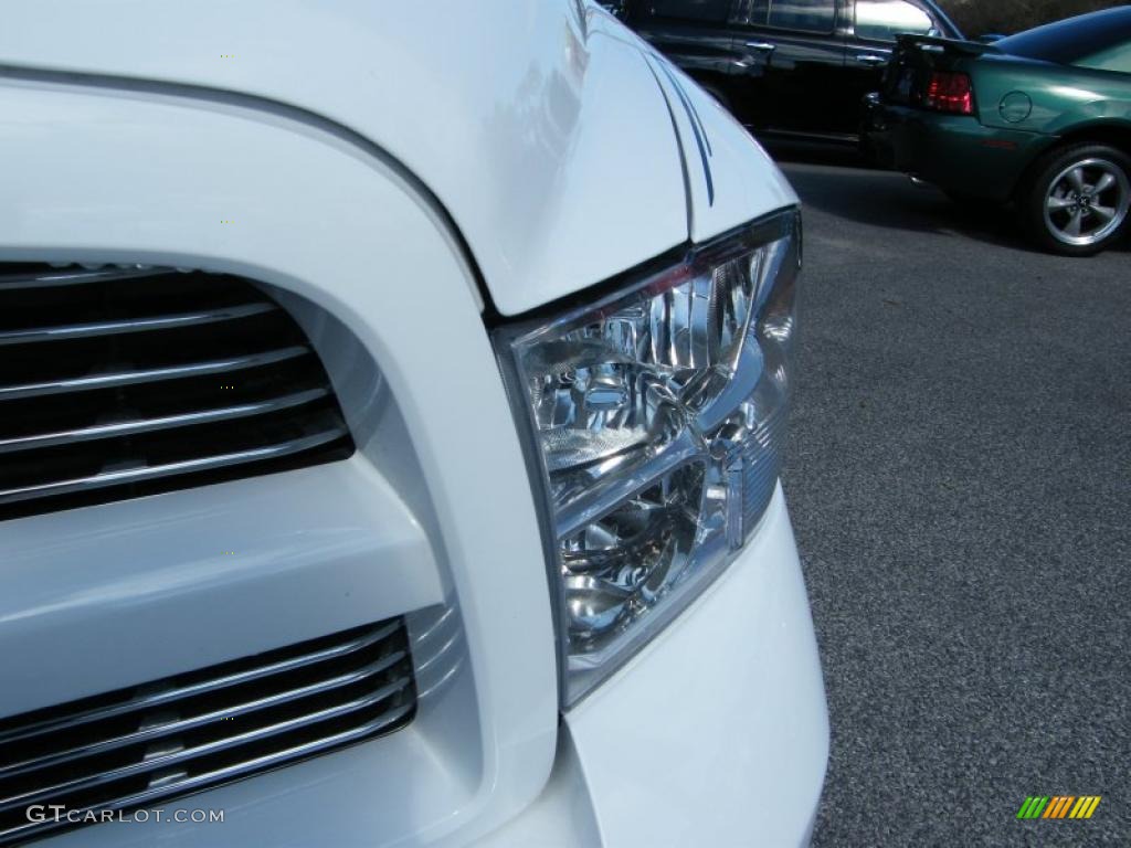 2010 Ram 1500 Sport Quad Cab - Stone White / Dark Slate Gray photo #9