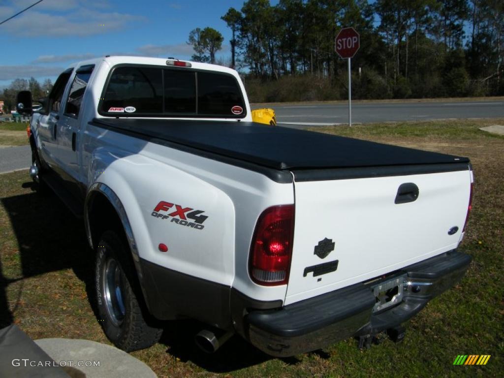 Oxford White 2004 Ford F350 Super Duty Lariat Crew Cab 4x4 Dually Exterior Photo #43352559