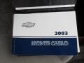 2003 Black Chevrolet Monte Carlo LS  photo #20
