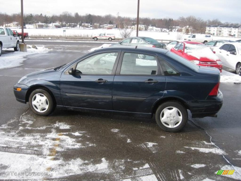 Twilight Blue Metallic 2003 Ford Focus LX Sedan Exterior Photo #43355527