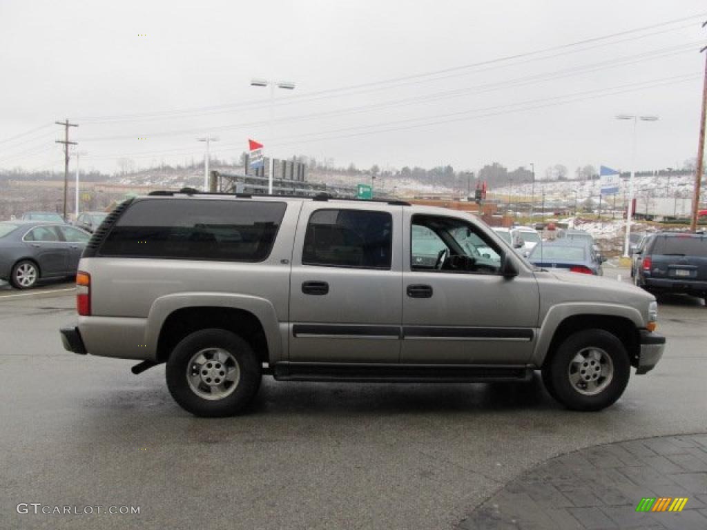 Light Pewter Metallic 2001 Chevrolet Suburban 1500 LS 4x4 Exterior Photo #43356383