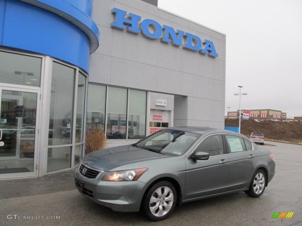 2008 Accord EX Sedan - Mystic Green Metallic / Black photo #1