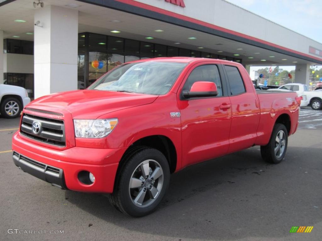 2011 Tundra TRD Sport Double Cab - Radiant Red / Black photo #1