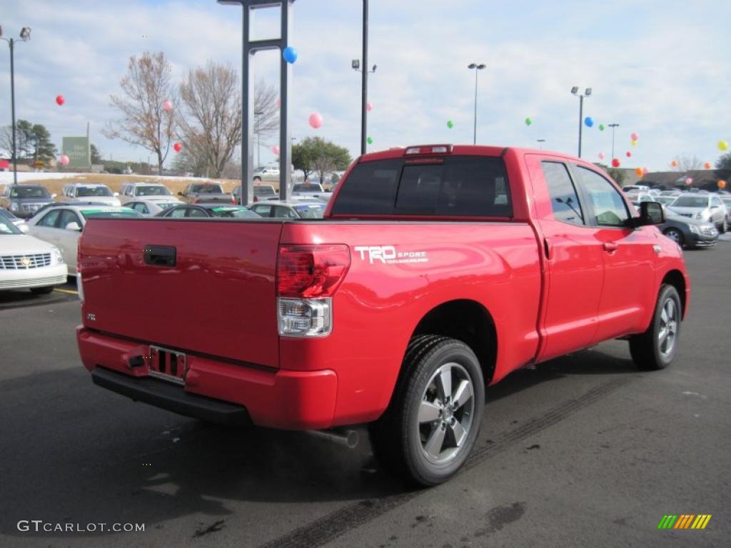 2011 Tundra TRD Sport Double Cab - Radiant Red / Black photo #5