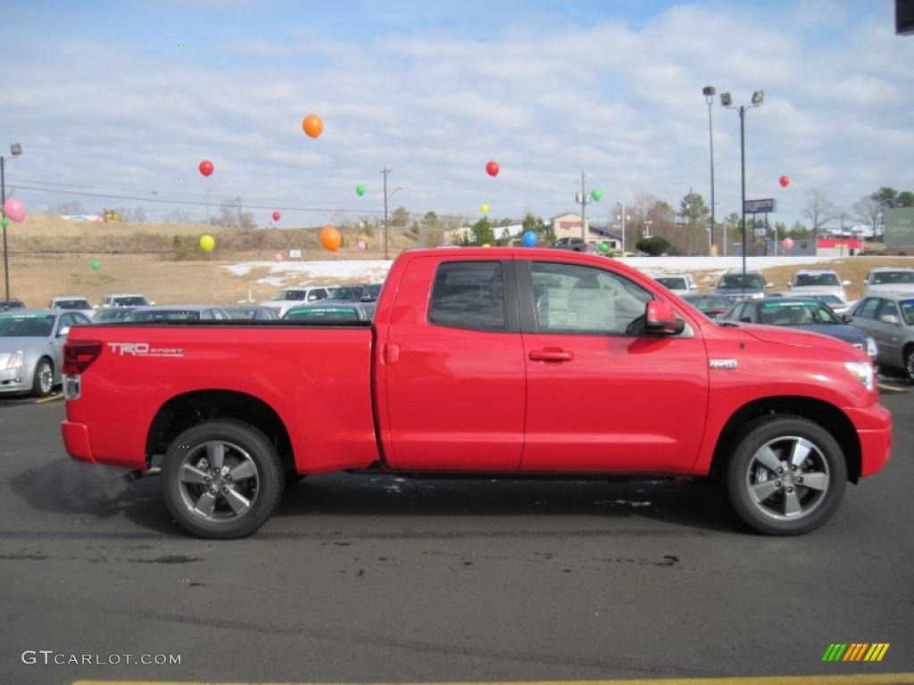 2011 Tundra TRD Sport Double Cab - Radiant Red / Black photo #6