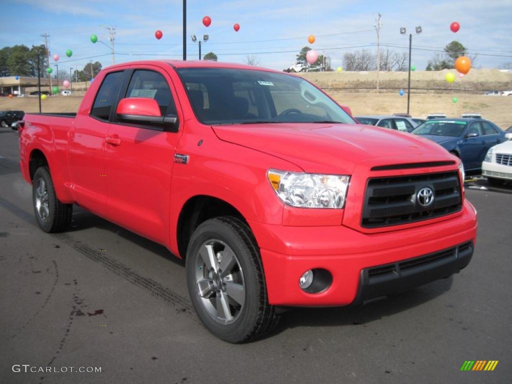 2011 Tundra TRD Sport Double Cab - Radiant Red / Black photo #7