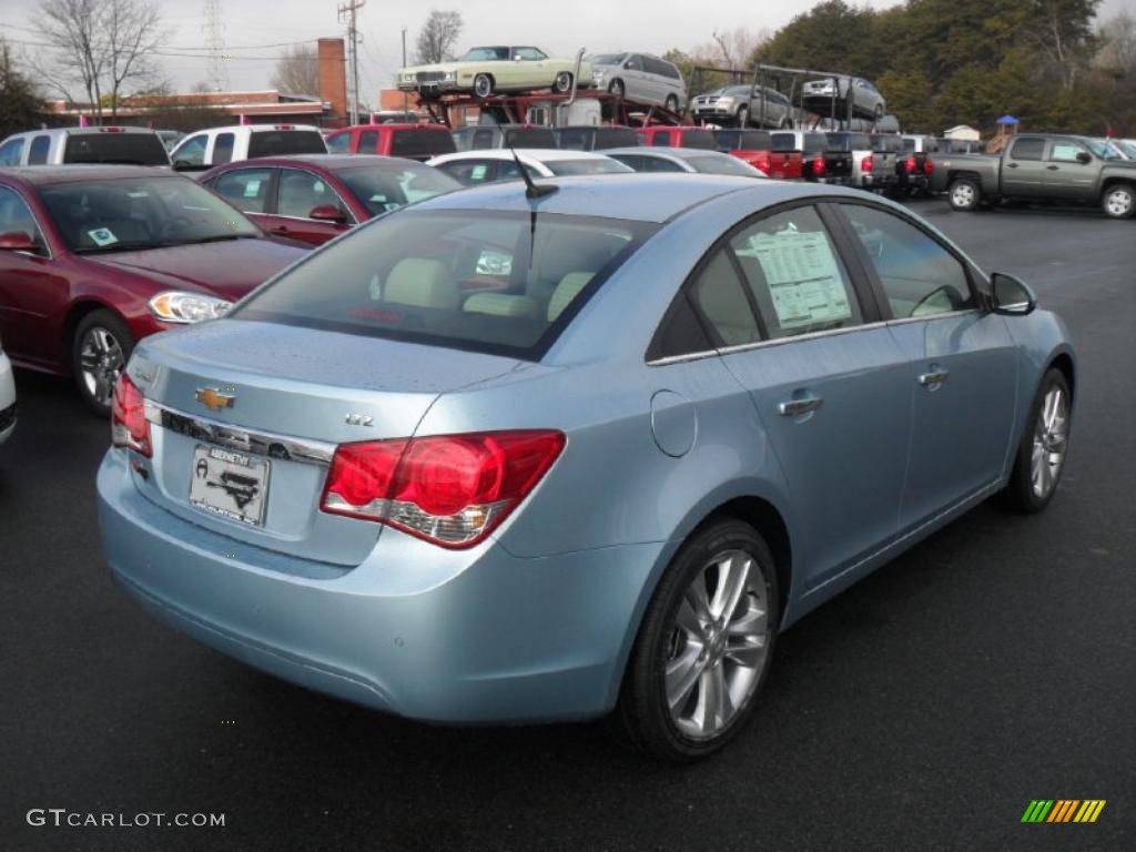 Ice Blue Metallic 2011 Chevrolet Cruze LTZ Exterior Photo #43361303