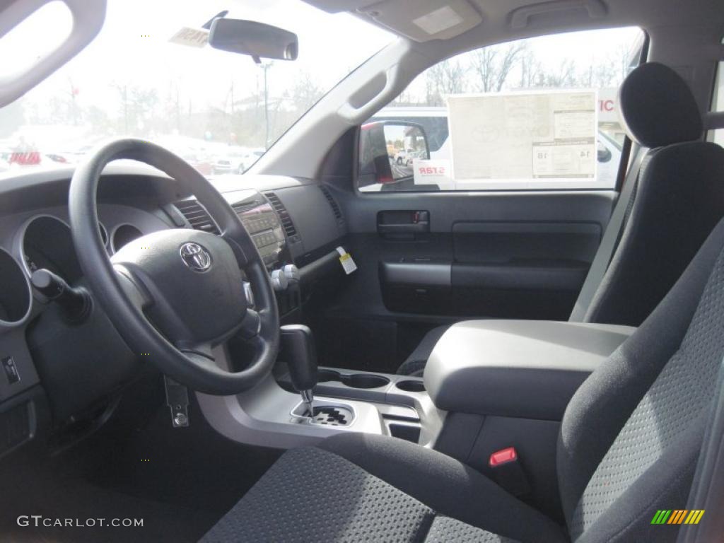 Black Interior 2011 Toyota Tundra TRD Sport Double Cab Photo #43361307