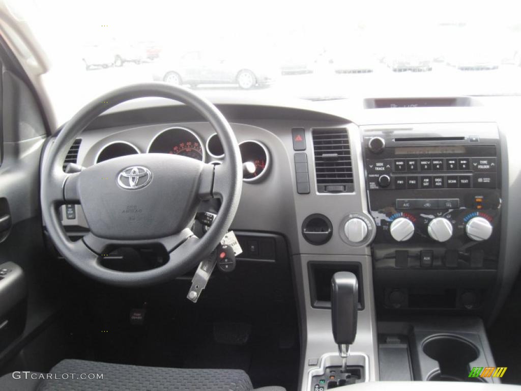 2011 Toyota Tundra TRD Sport Double Cab Black Dashboard Photo #43361363