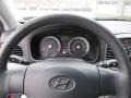 Gray 2009 Hyundai Accent GLS 4 Door Steering Wheel