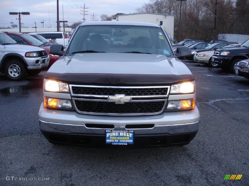 2006 Silverado 1500 LS Extended Cab - Silver Birch Metallic / Dark Charcoal photo #2