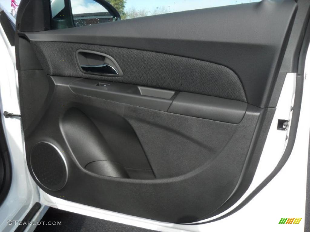 2011 Chevrolet Cruze LT Jet Black Door Panel Photo #43363295