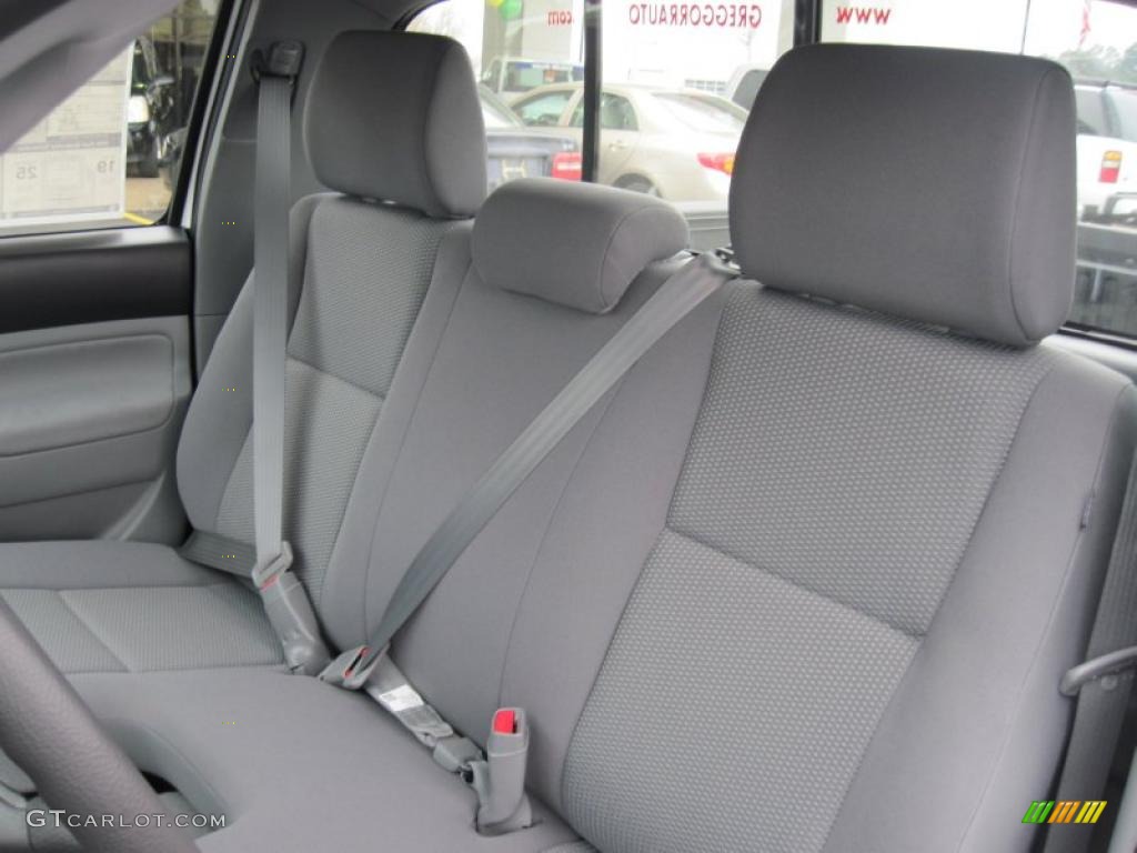 Graphite Gray Interior 2011 Toyota Tacoma Regular Cab Photo #43363635