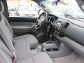 Graphite Gray 2011 Toyota Tacoma Regular Cab Interior Color