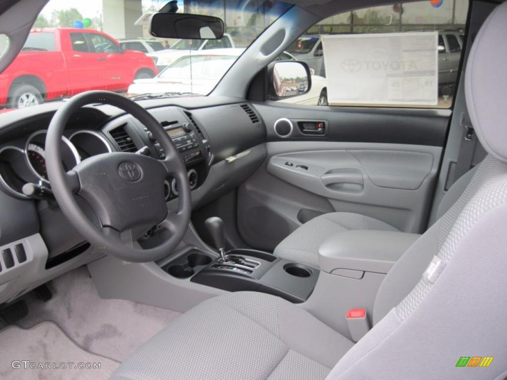 Graphite Gray Interior 2011 Toyota Tacoma PreRunner Access Cab Photo #43364132