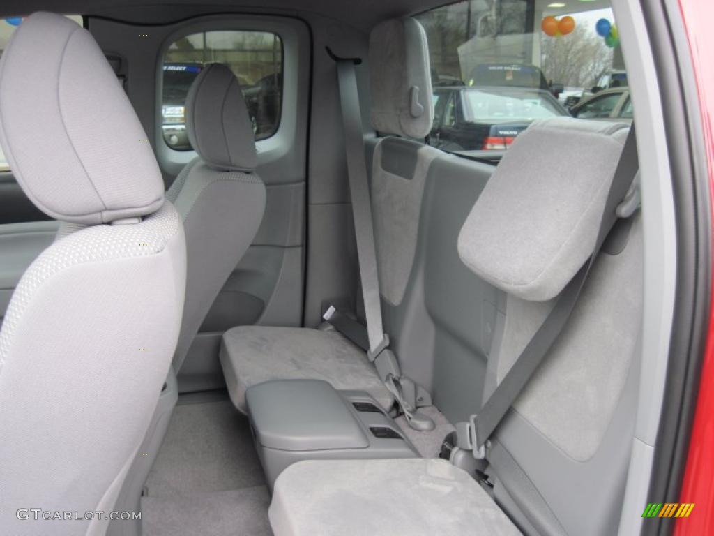Graphite Gray Interior 2011 Toyota Tacoma PreRunner Access Cab Photo #43364144