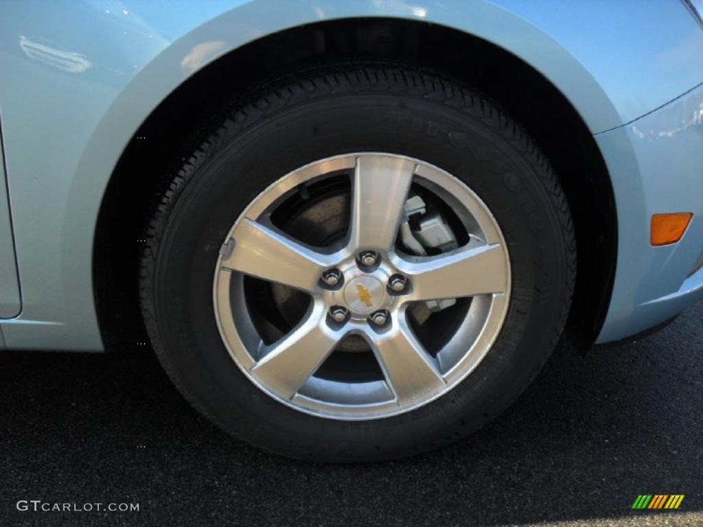 2011 Cruze LT - Ice Blue Metallic / Jet Black photo #24
