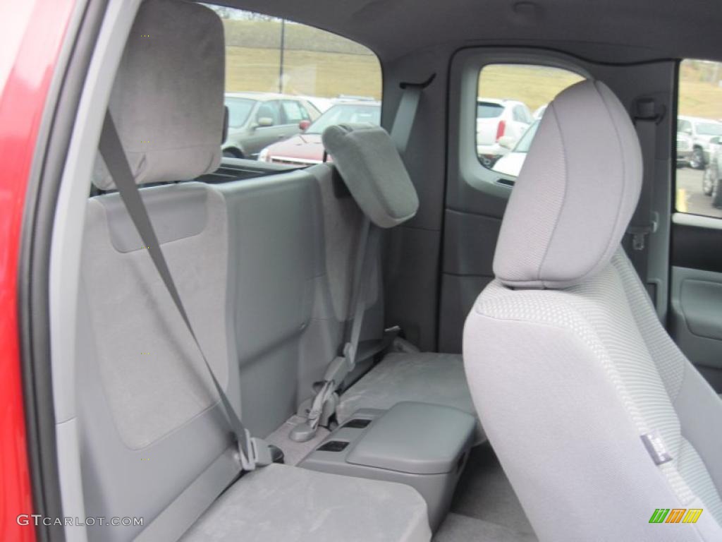 Graphite Gray Interior 2011 Toyota Tacoma PreRunner Access Cab Photo #43364272