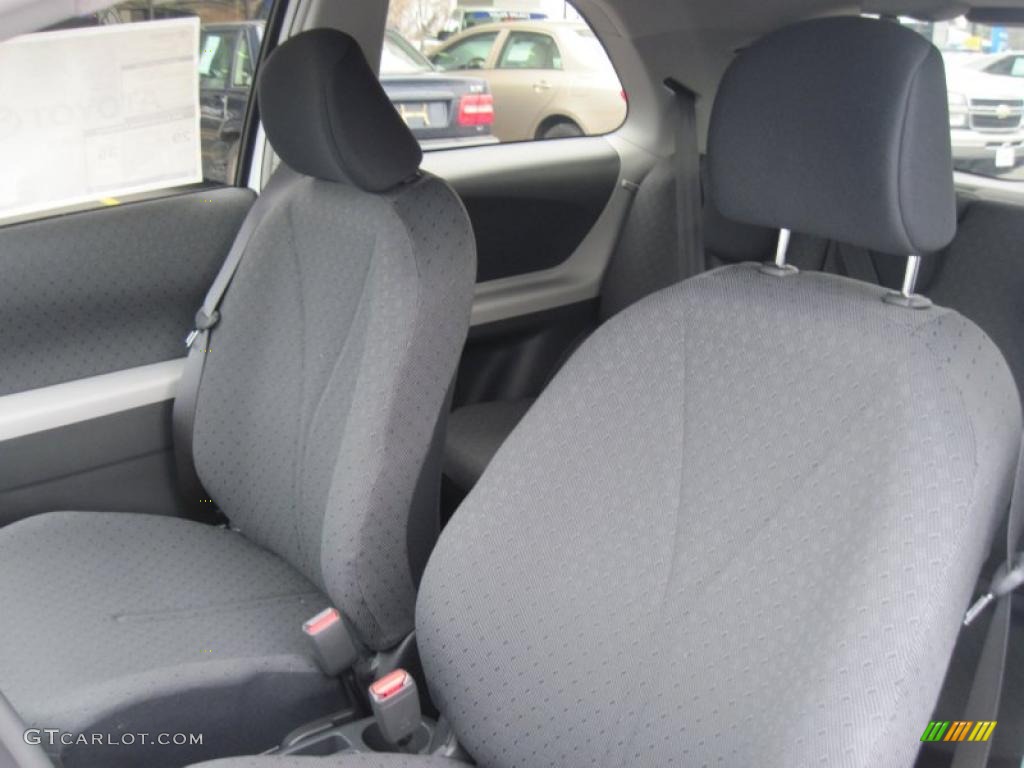 Dark Charcoal Interior 2011 Toyota Yaris 3 Door Liftback Photo #43364496