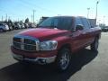 2007 Flame Red Dodge Ram 1500 SLT Quad Cab 4x4  photo #1