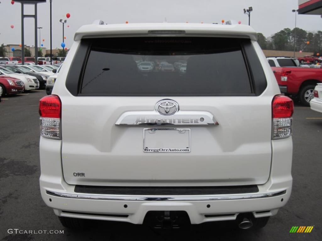 2011 4Runner SR5 4x4 - Blizzard White Pearl / Sand Beige photo #4