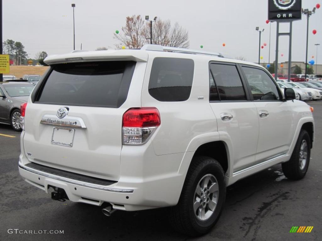 2011 4Runner SR5 4x4 - Blizzard White Pearl / Sand Beige photo #5