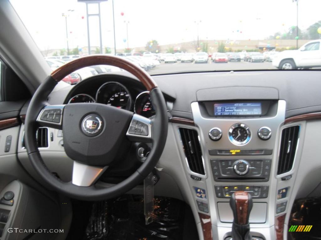 2011 Cadillac CTS 3.0 Sedan Light Titanium/Ebony Dashboard Photo #43365660