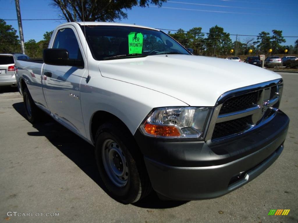 Stone White 2010 Dodge Ram 1500 ST Regular Cab Exterior Photo #43367684