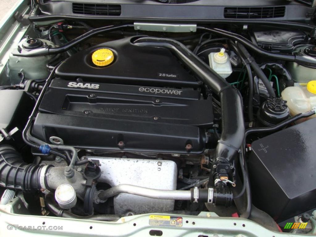 2001 Saab 9-3 Sedan 2.0 Liter Turbocharged DOHC 16-Valve 4 Cylinder Engine Photo #43369900