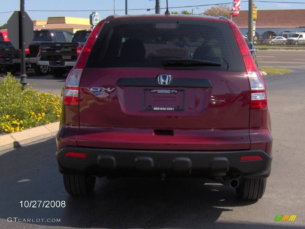 2008 CR-V LX - Tango Red Pearl / Ivory photo #5