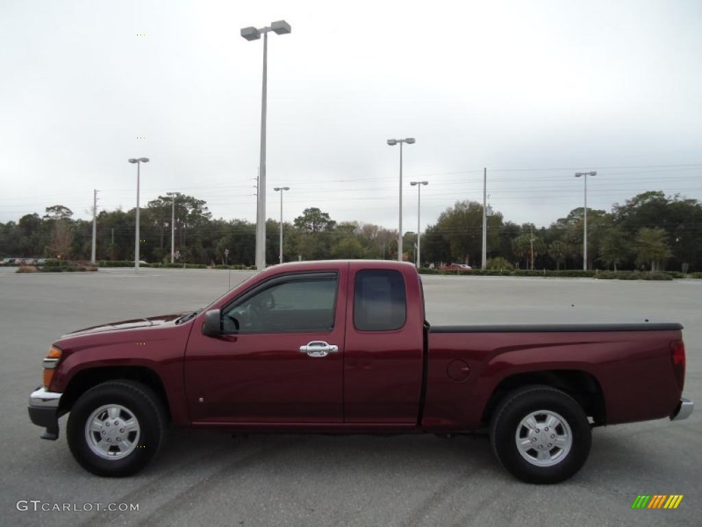 Deep Ruby Red Metallic 2007 Chevrolet Colorado LT Extended Cab Exterior Photo #43372864