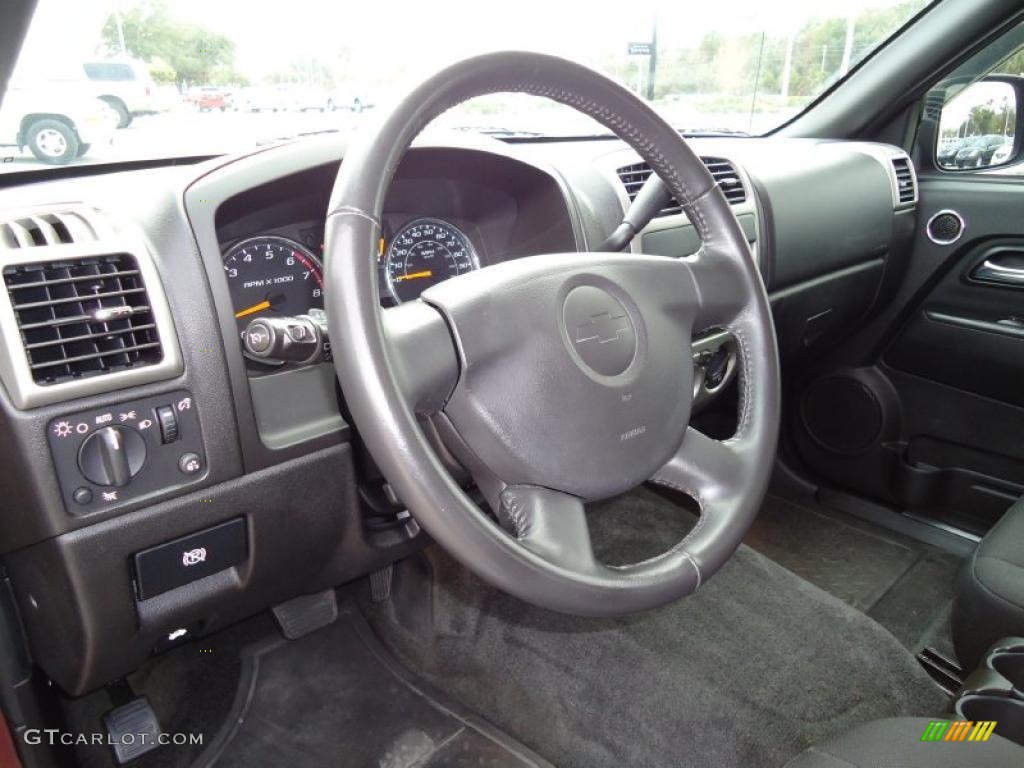 2007 Chevrolet Colorado LT Extended Cab Very Dark Pewter Dashboard Photo #43372932