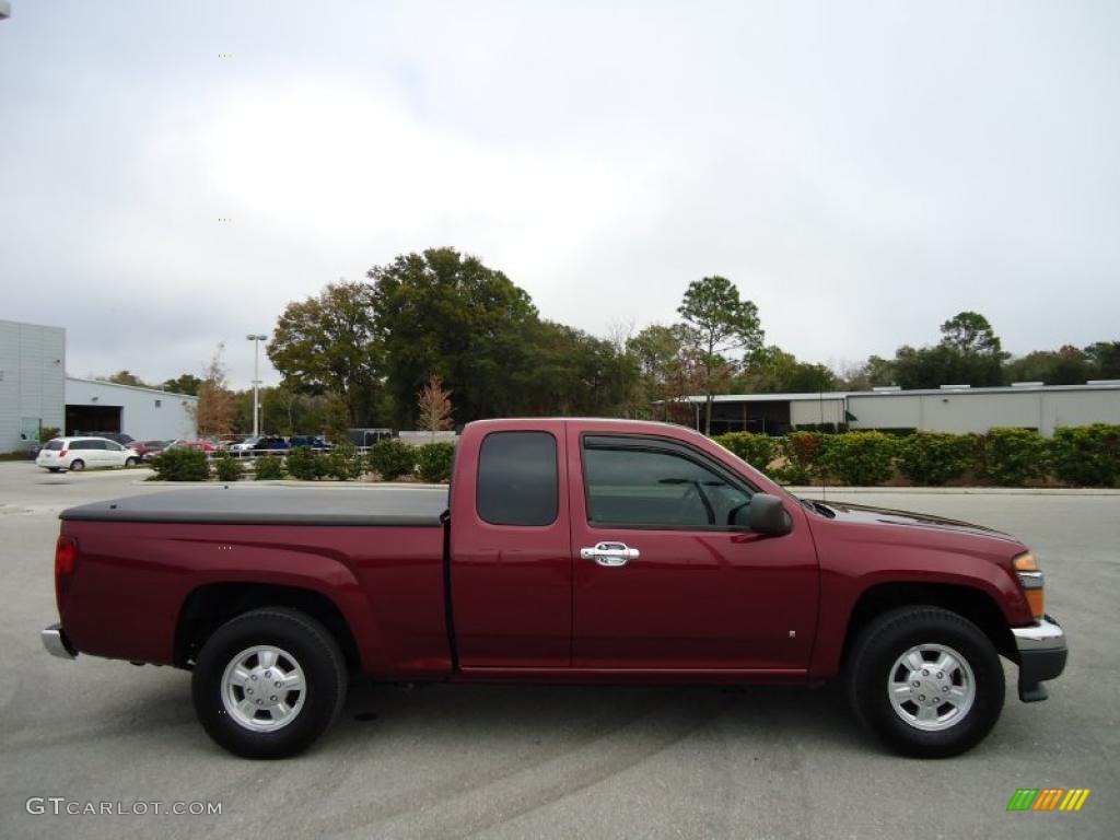 Deep Ruby Red Metallic 2007 Chevrolet Colorado LT Extended Cab Exterior Photo #43372992